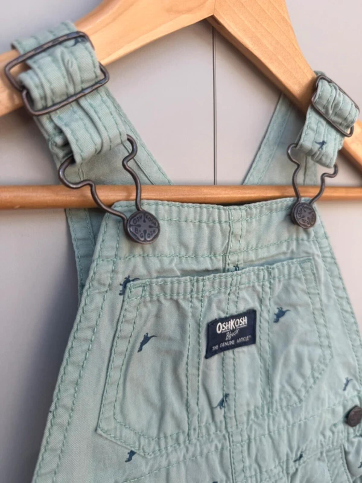 Oshkosh Dino Shortall Dungarees 9M
