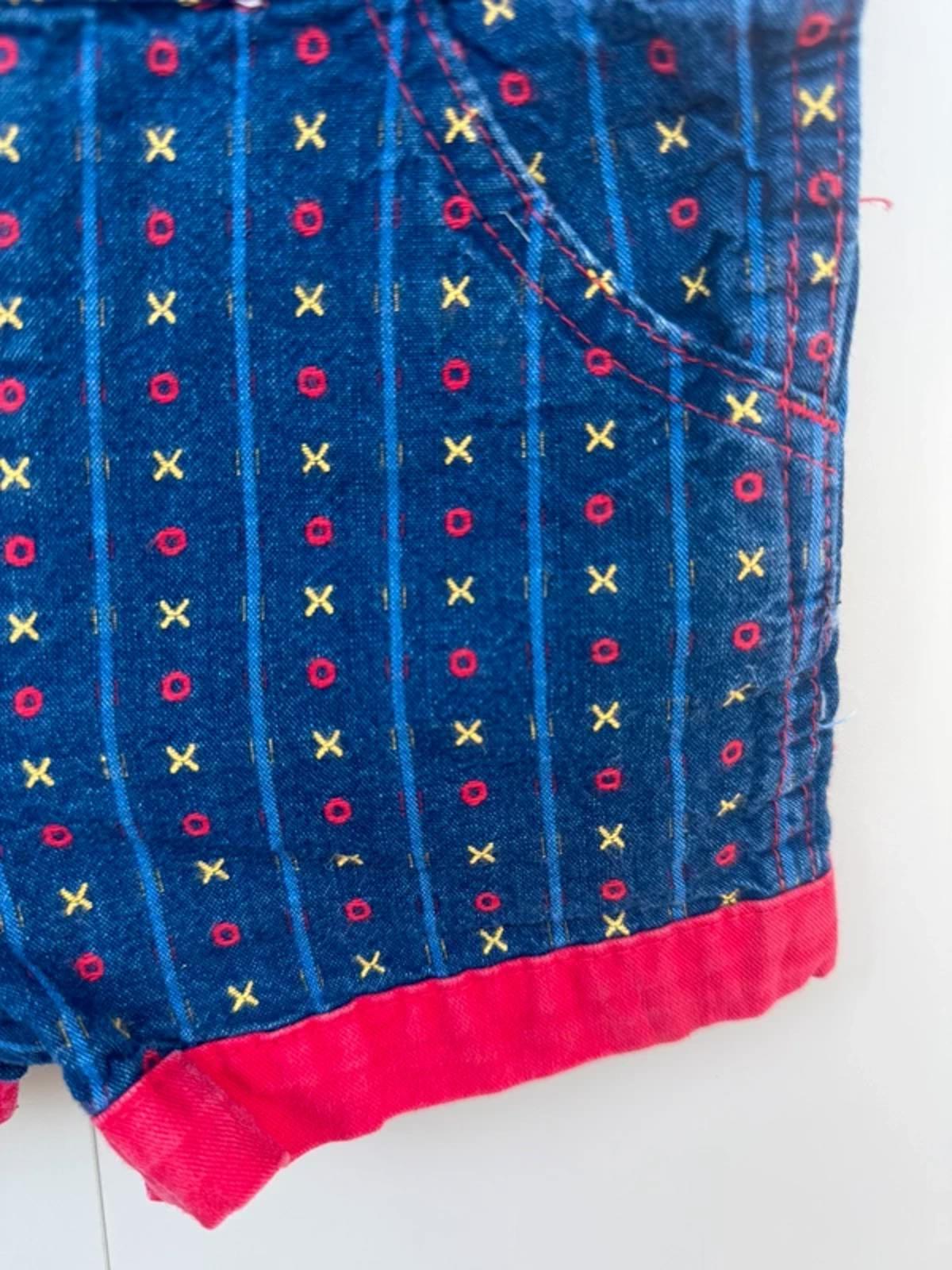 RARE Oshkosh Vintage 80s USA Shortall Dungarees XO’s 6/9M