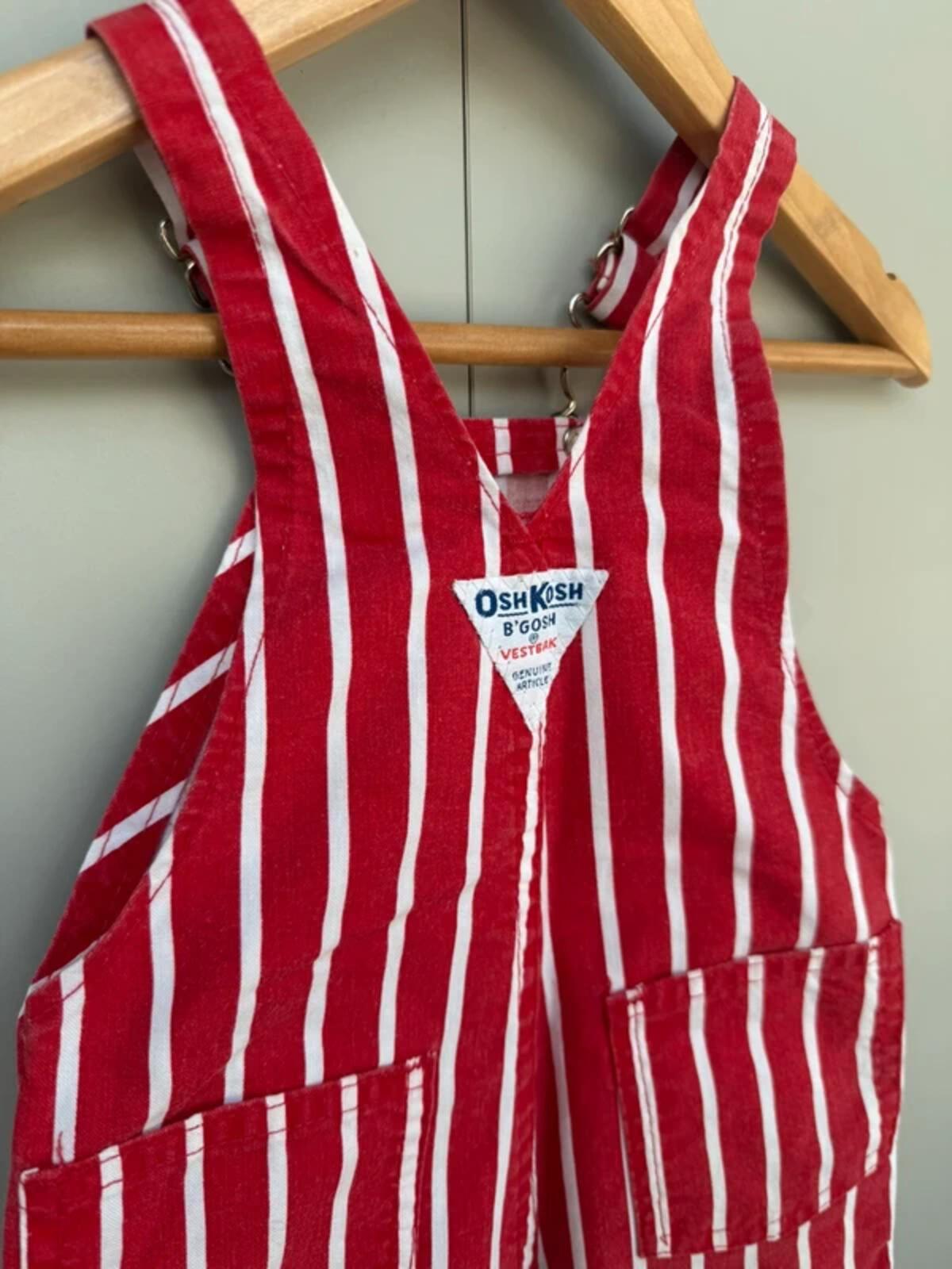 Oshkosh 80s Vintage Shortall Dungarees 12M