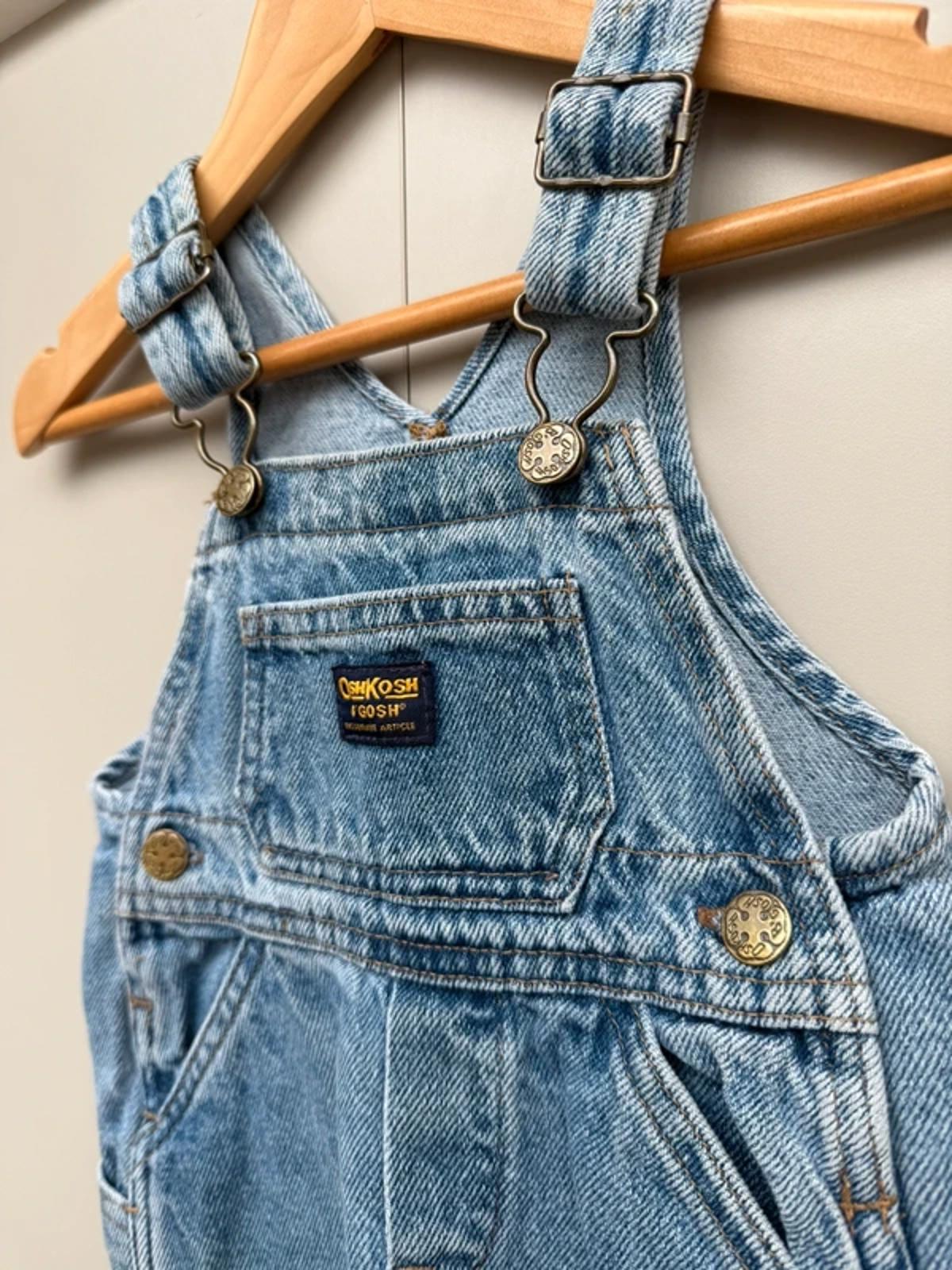 Oshkosh Vintage Denim Dungarees 6/9M