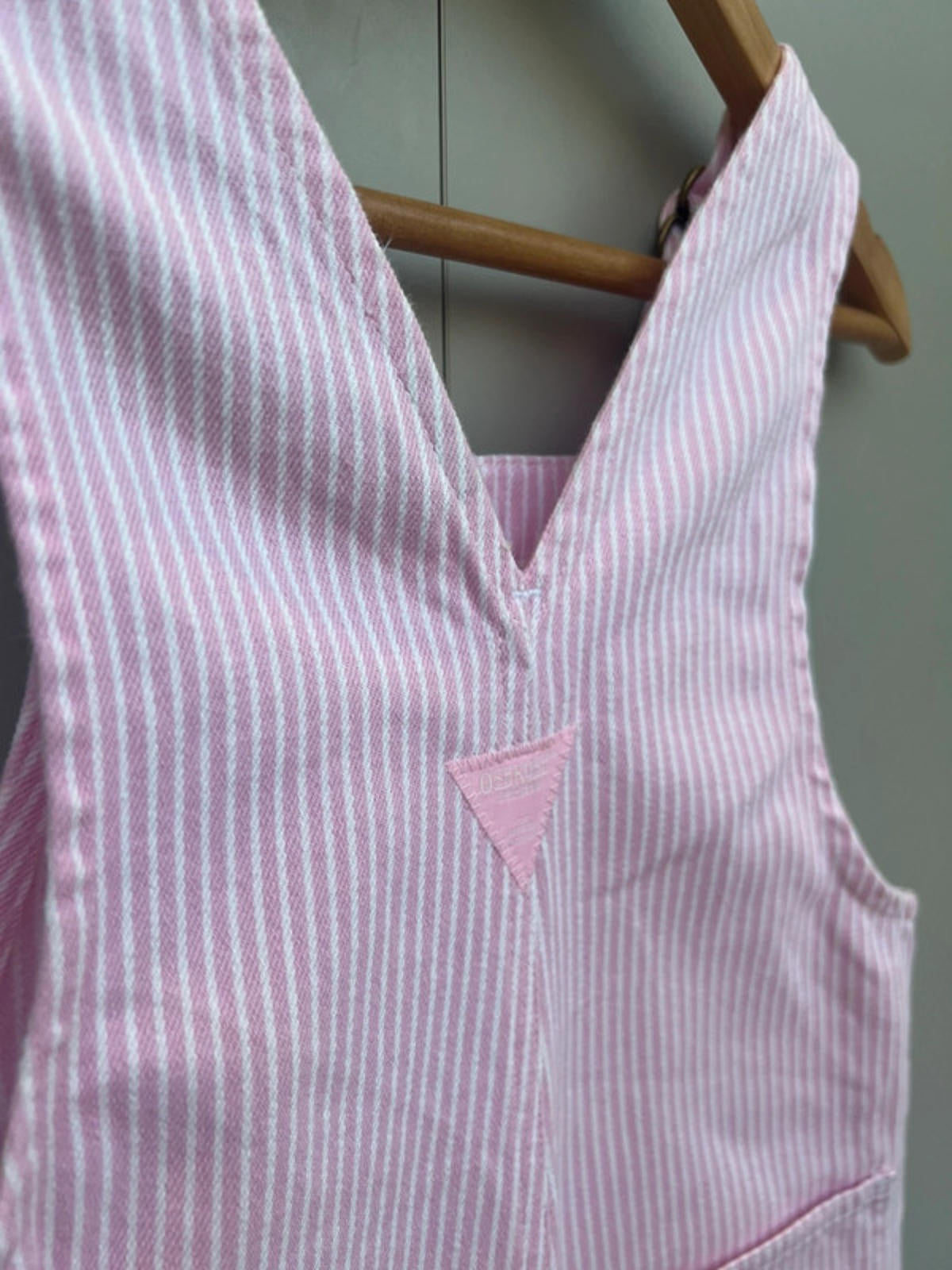 Oshkosh Pink Hickory Dungarees 3T