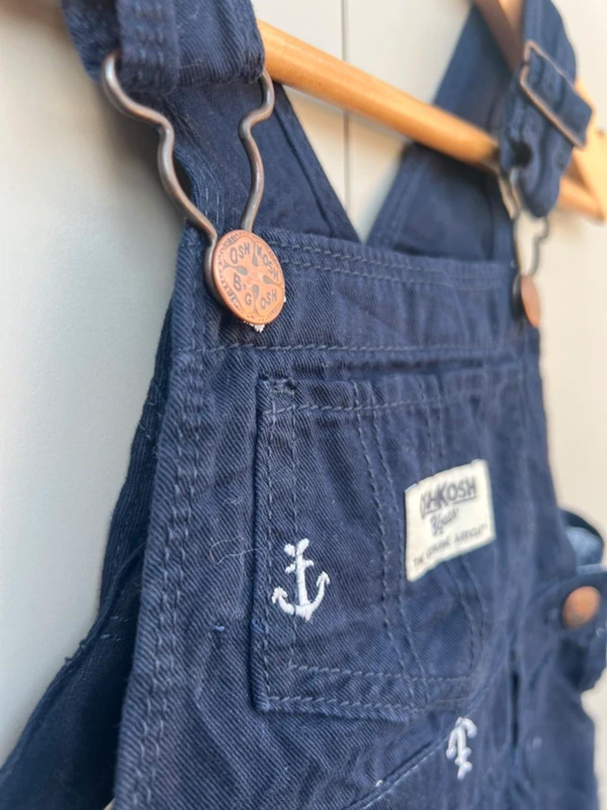Oshkosh Anchor Navy Dungaree Dress 2T