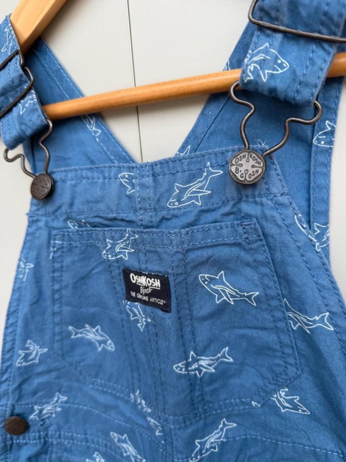 Oshkosh Shark Shortall Dungarees 3T