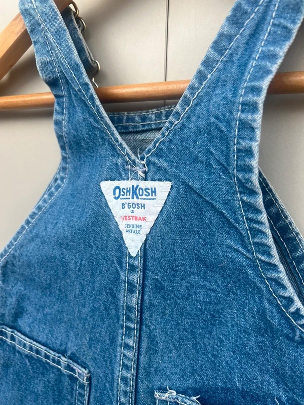 Oshkosh Classic Denim Vintage Dungarees 6/9M