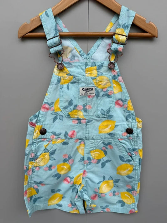 Oshkosh Lemon Shortall Dungarees 3T