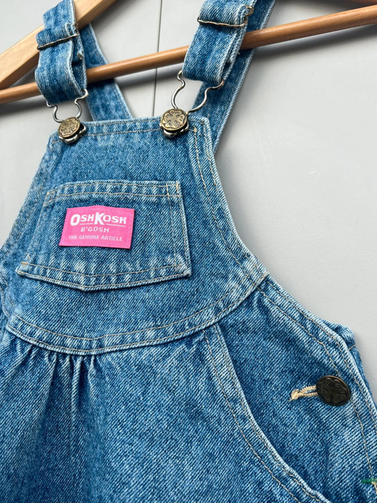 Oshkosh Vintage Dungaree Dress 3T