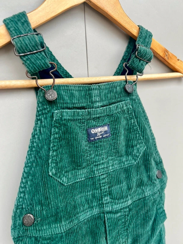 Oshkosh Forest Green Corduroy Dungarees 18M