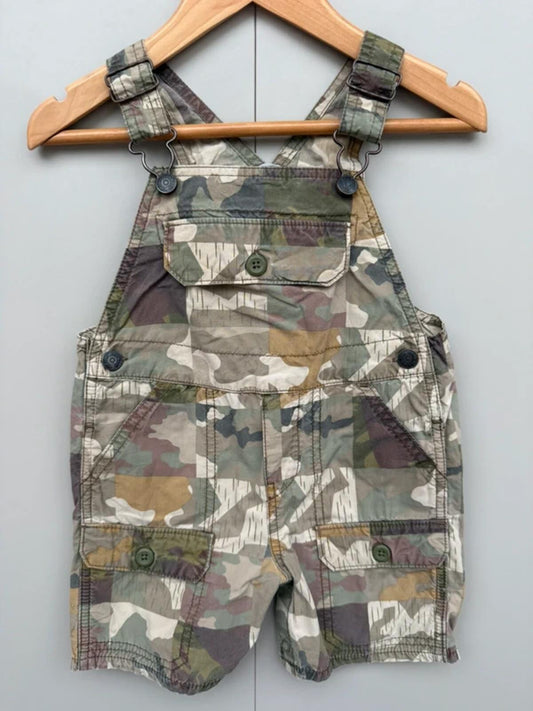 Oshkosh Camouflage Shortall Dungarees 18M