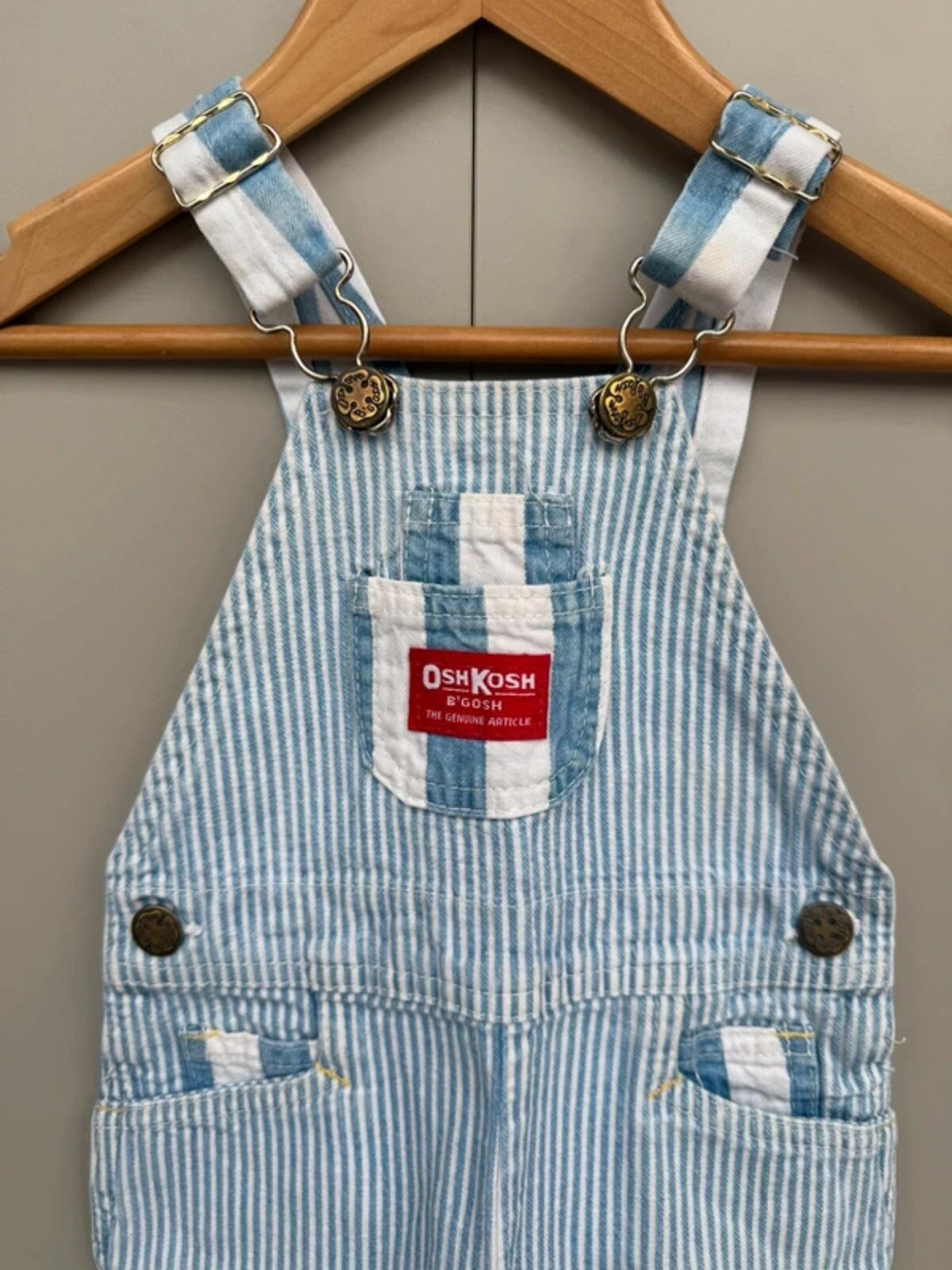 Oshkosh Vintage 80s Shortall Dungarees 24M