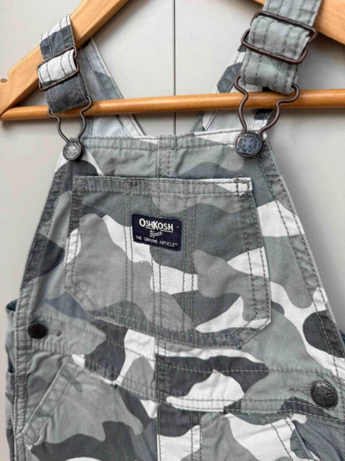 Oshkosh Camouflage Shortall Dungarees 24M