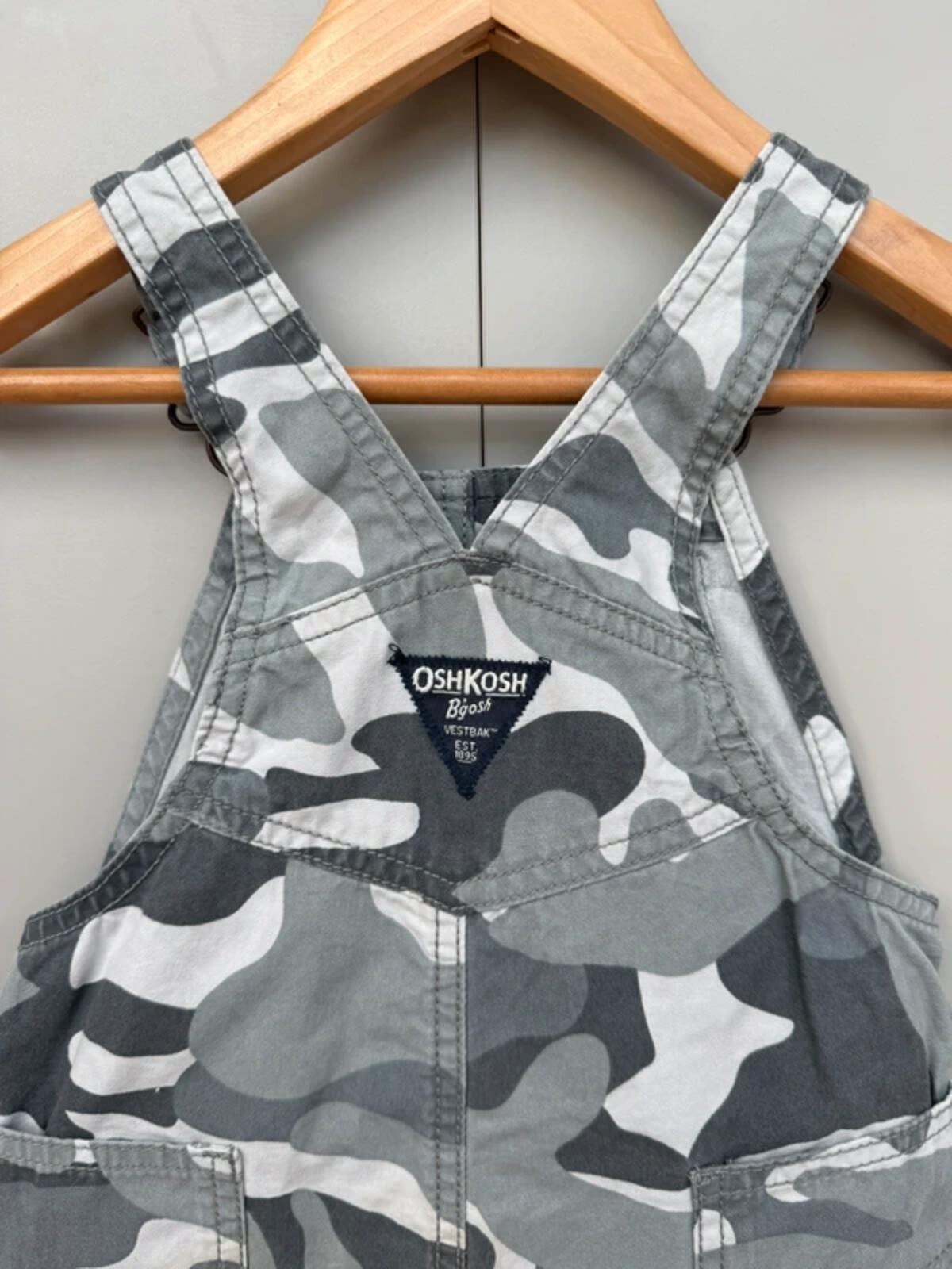 Oshkosh Camouflage Shortall Dungarees 24M