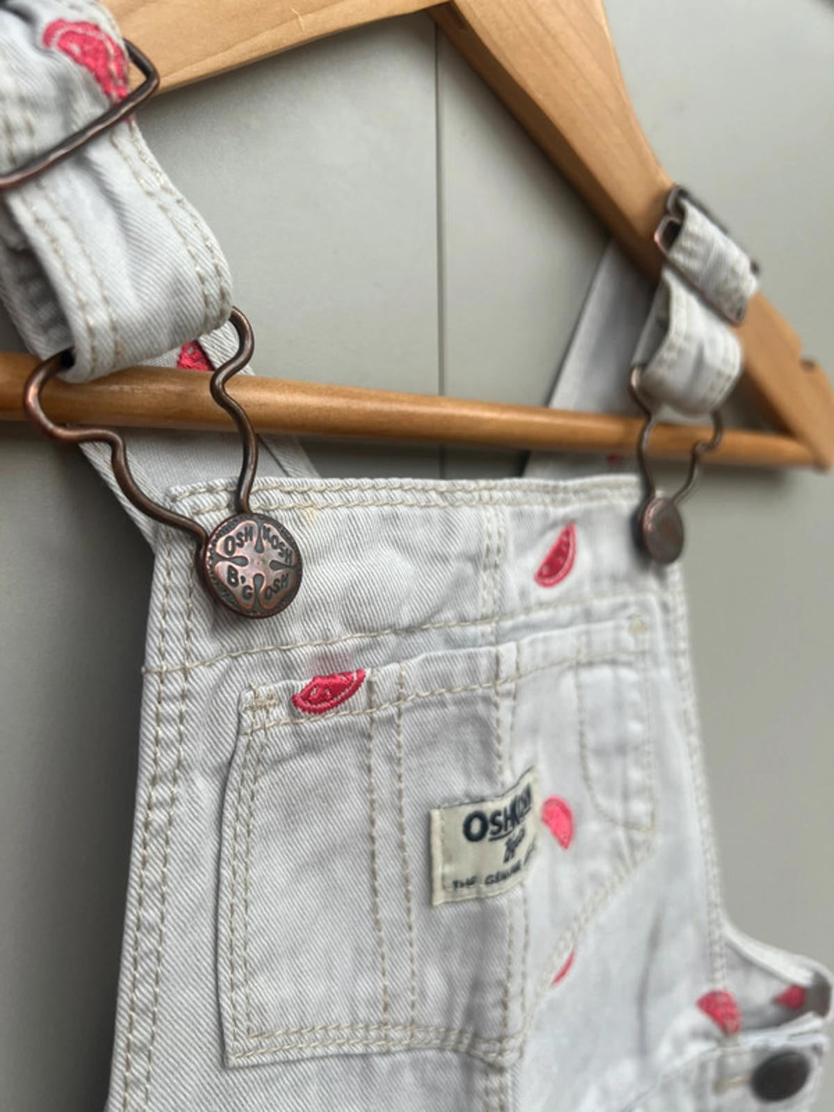 Oshkosh Fruit Shortalls 2T