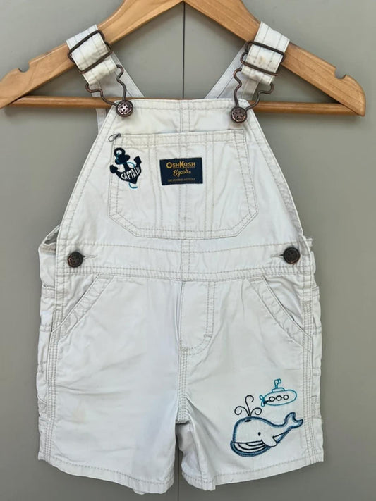 Oshkosh Cotton Shortall Dungarees  9M