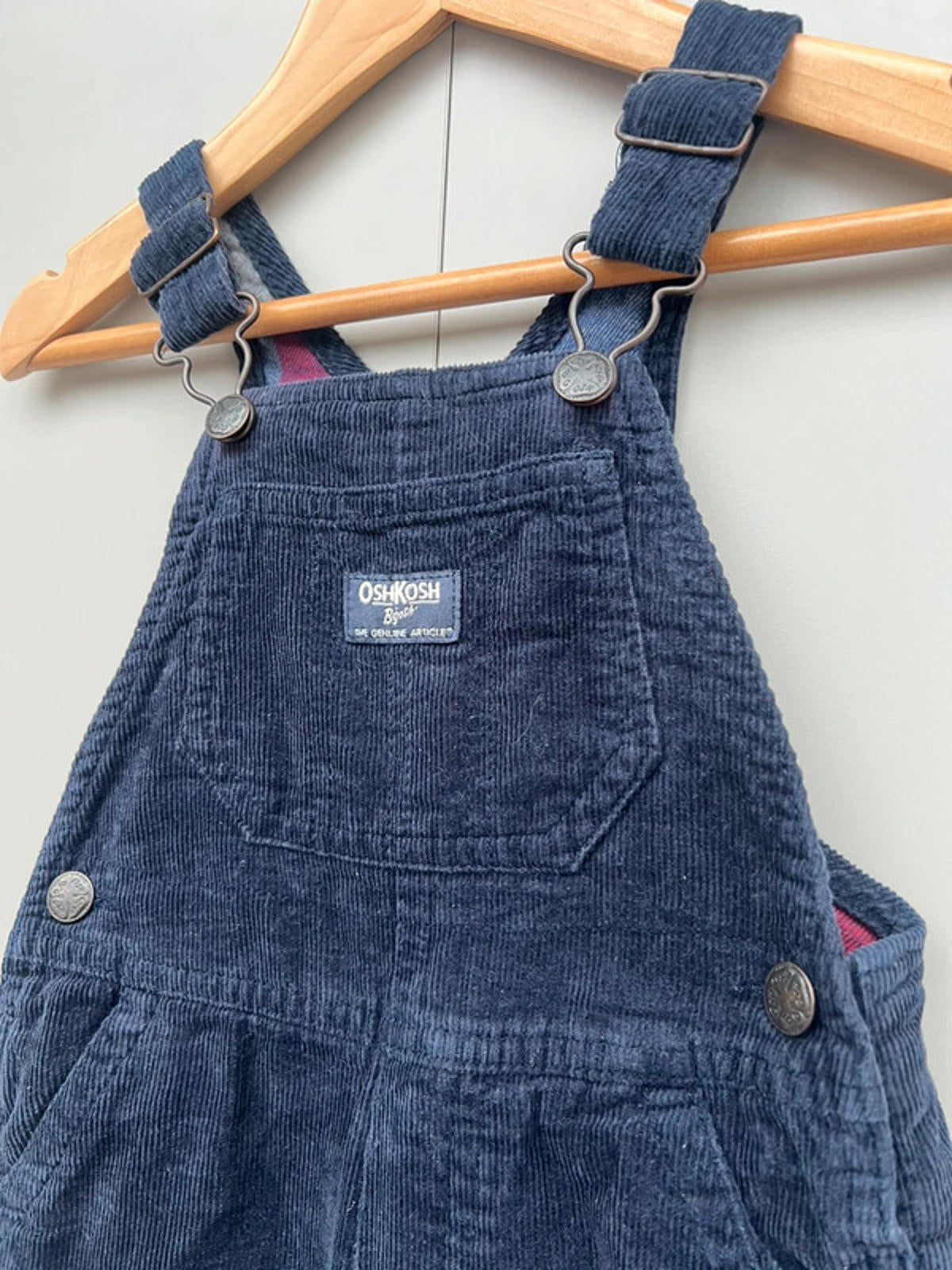 Oshkosh Navy Corduroy Dungarees 24M