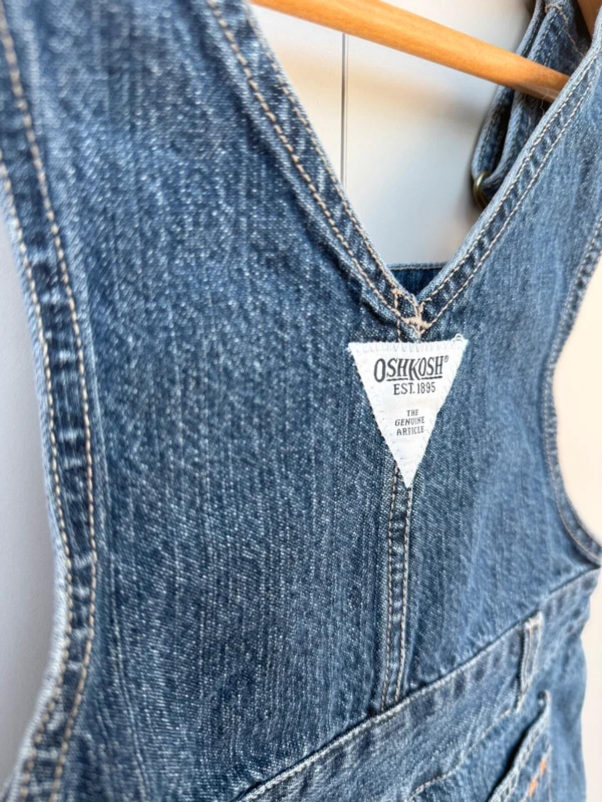 Oshkosh Vintage 90s Dungaree Denim Dress 4T