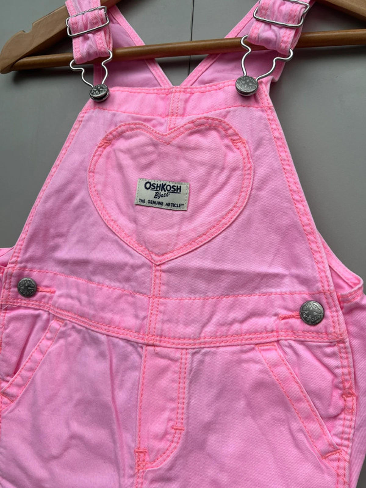 Oshkosh Hot Pink Shortalls 18M