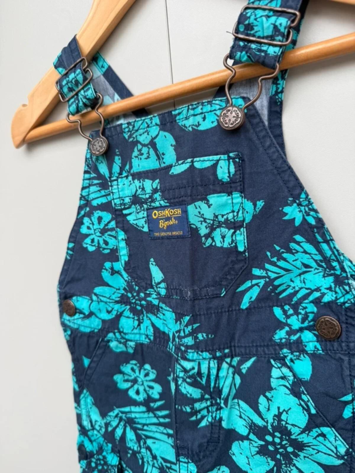 Oshkosh Hawaii Shortall Dungarees 12M