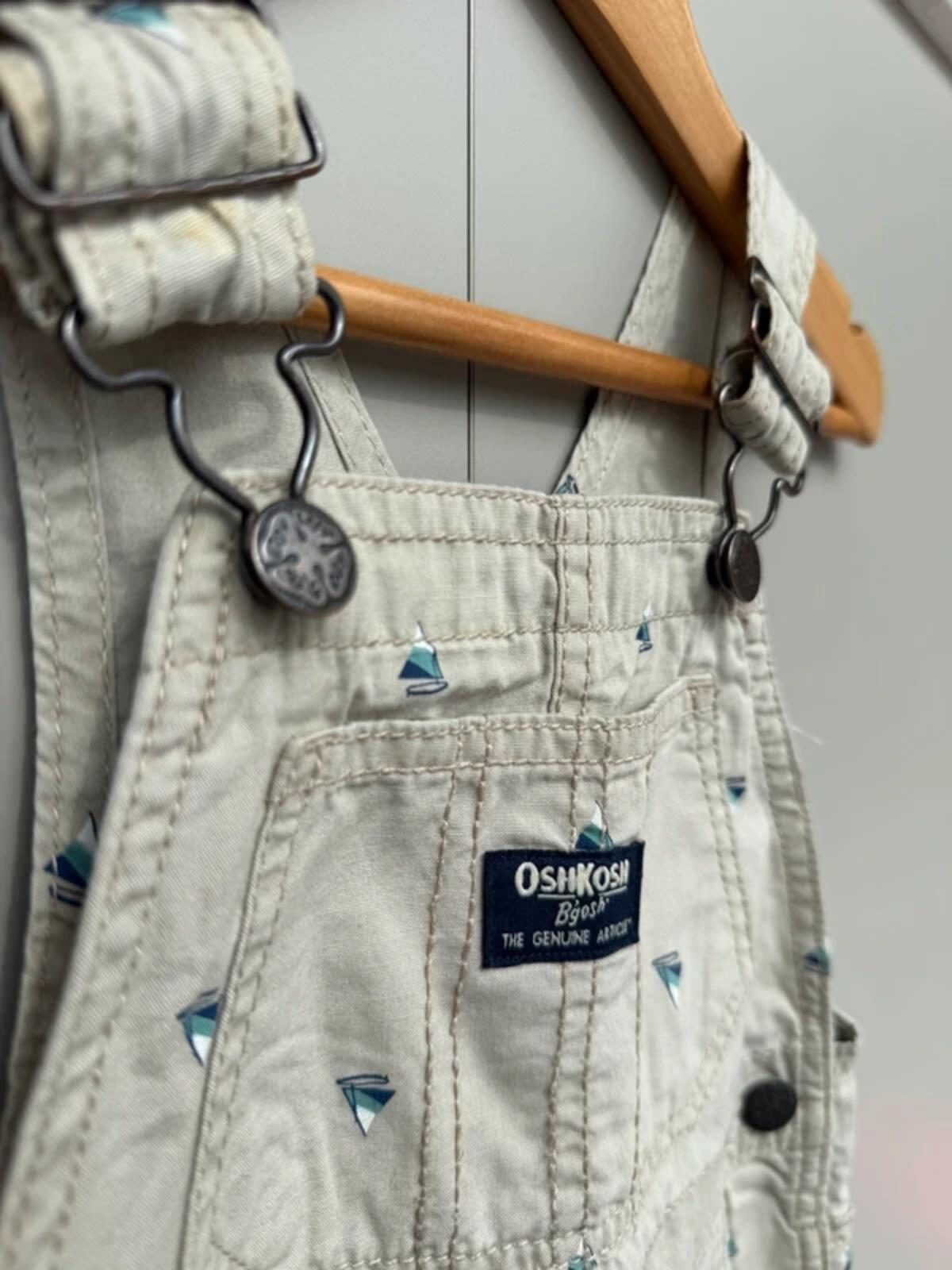 Oshkosh Boat Dungaree Shortalls 2T