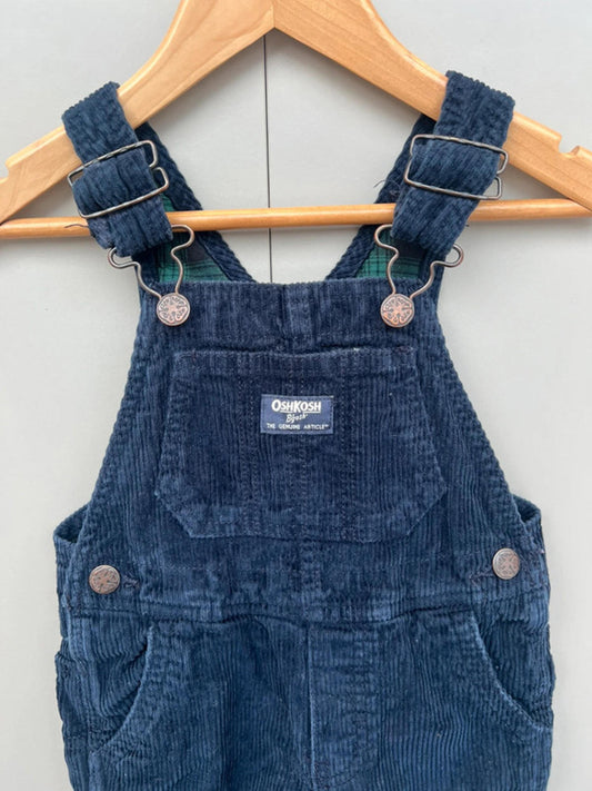 Oshkosh Navy Corduroy Dungarees 2T