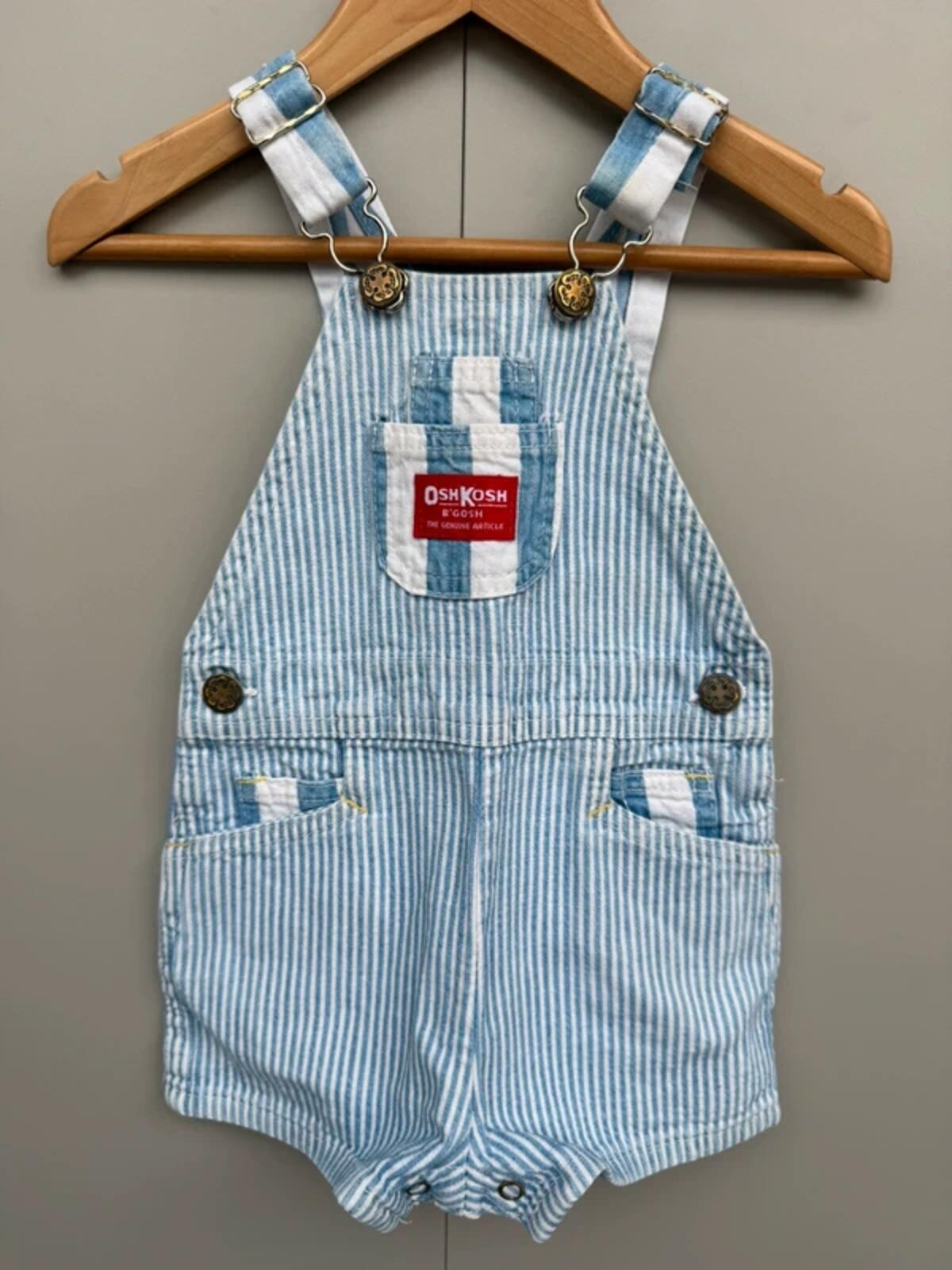 Oshkosh Vintage 80s Shortall Dungarees 24M
