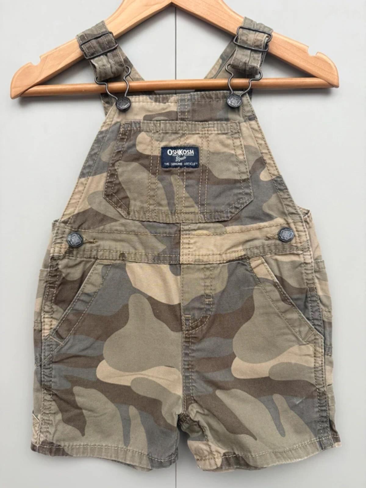 Oshkosh Camouflage Shortall Dungarees 12M