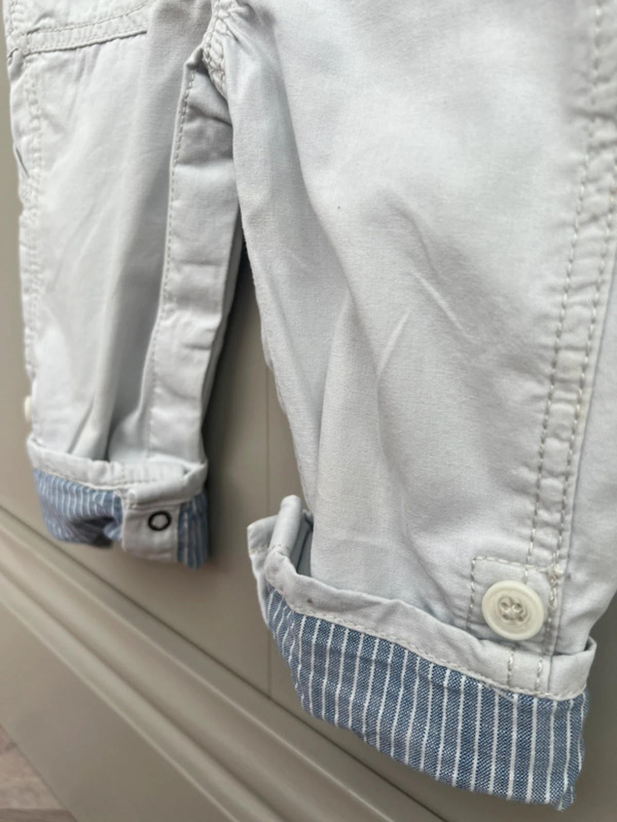 Oshkosh Stone Cargo Dungarees 12M