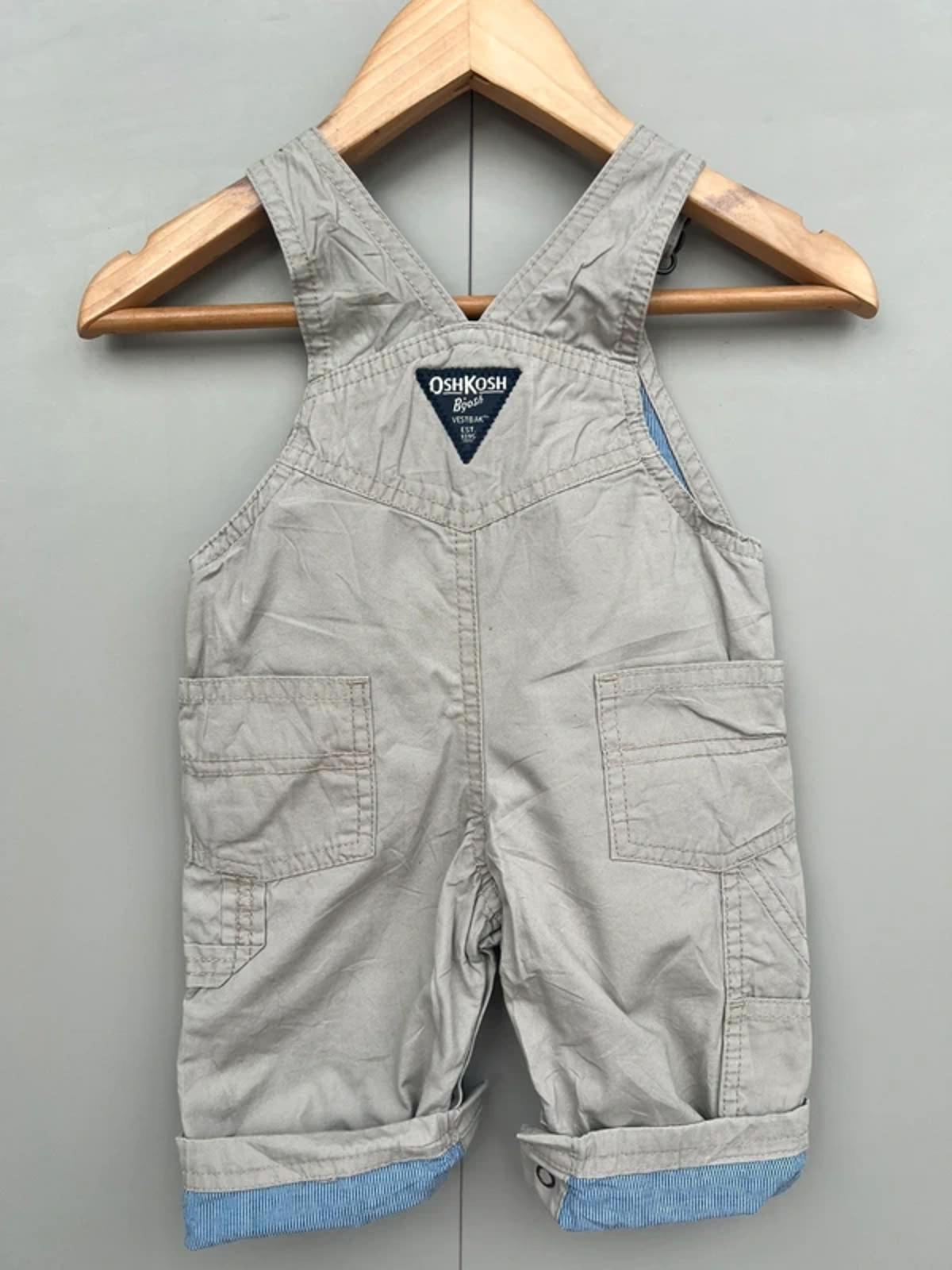 Oshkosh Cargo Beige Dungarees 6M