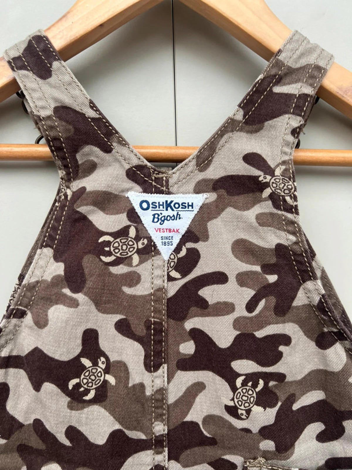Oshkosh Camouflage Shortall Dungarees 12M