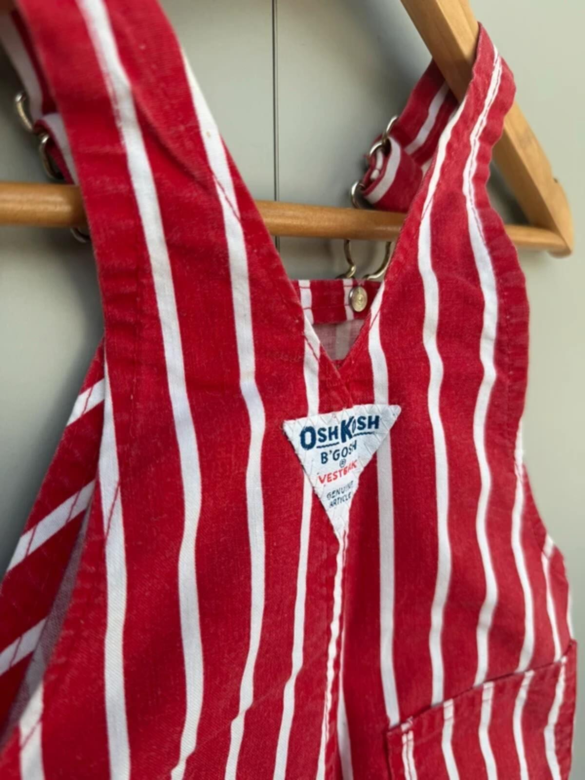 Oshkosh 80s Vintage Shortall Dungarees 12M