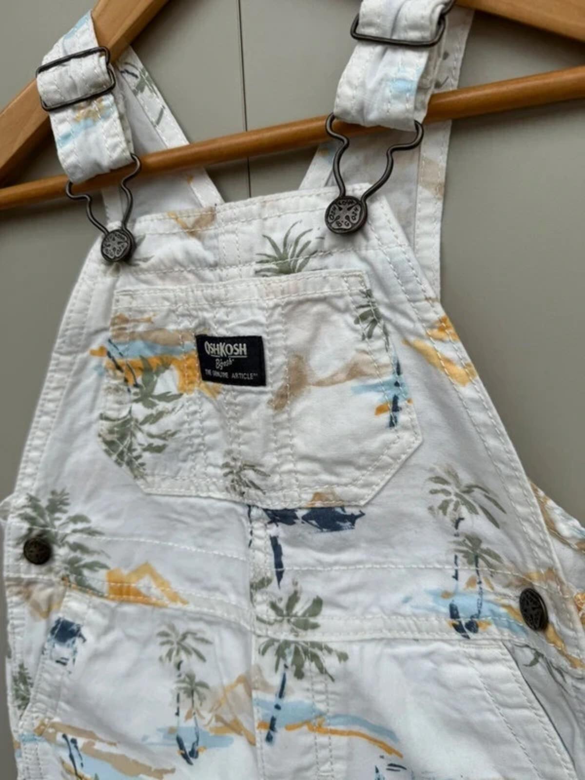 Oshkosh Beach Shortall Dungarees 18M
