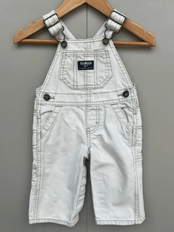 Oshkosh Off-White Dungarees 6M