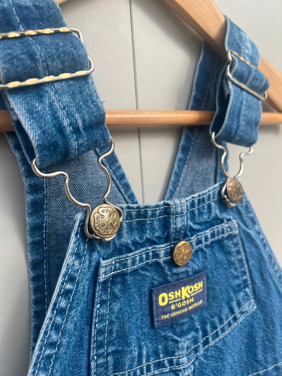 Oshkosh Vintage Denim Shortalls 3T