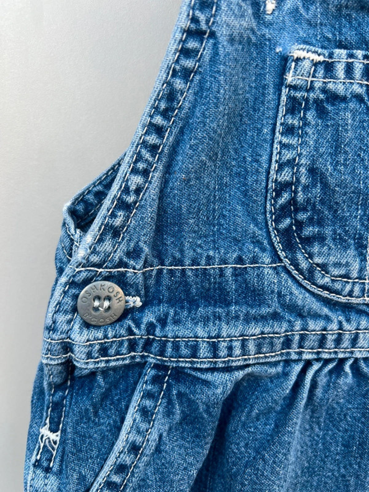 Oshkosh Vintage Denim Dungarees 12M