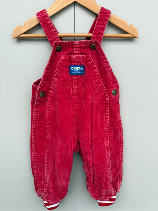 Oshkosh Vintage Red Corduroy 6-9M