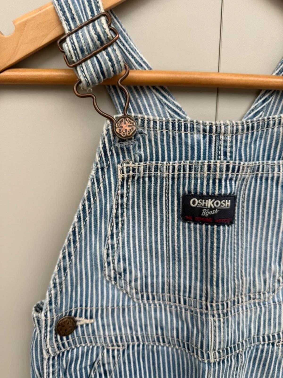 Oshkosh Hickory Shortall Dungarees 18M