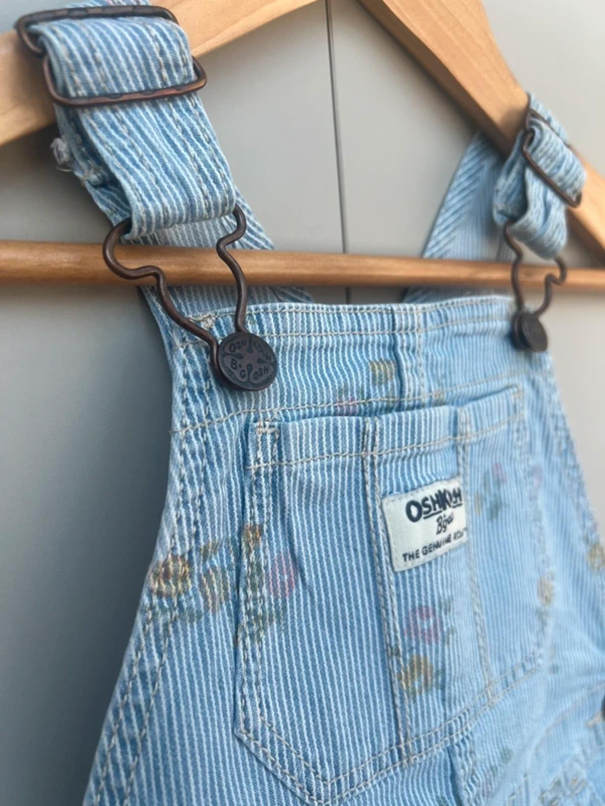 Oshkosh Striped Shortall Dungarees 24M