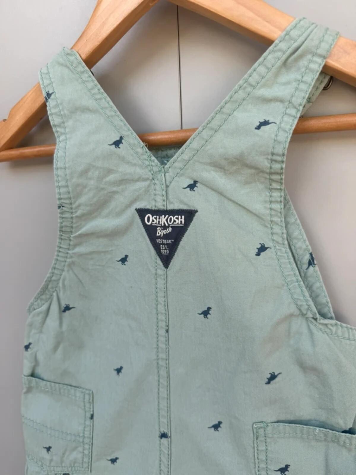 Oshkosh Dino Shortall Dungarees 9M