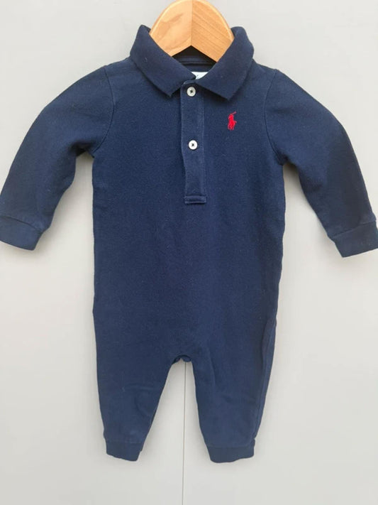Ralph Lauren Baby All-in-One Romper Polo 6M