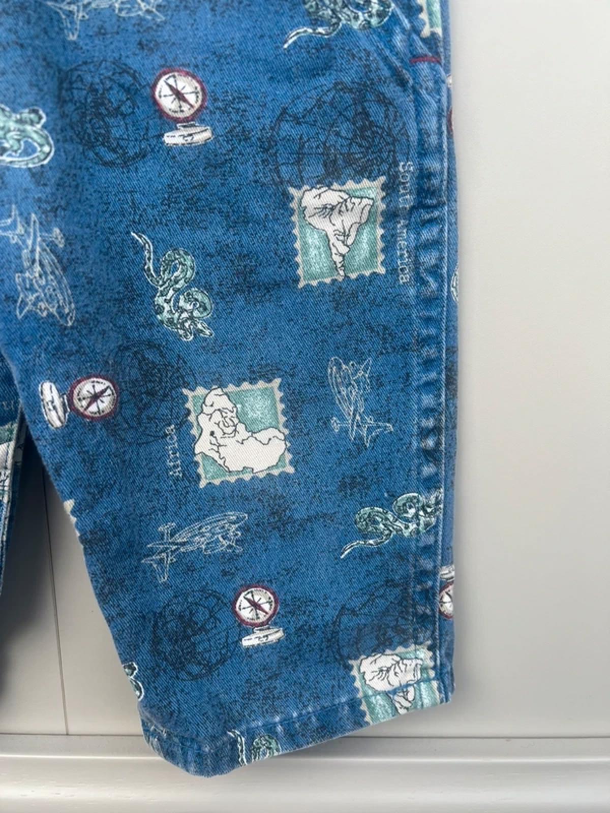 RARE Oshkosh Vintage Compass Dungarees 12M