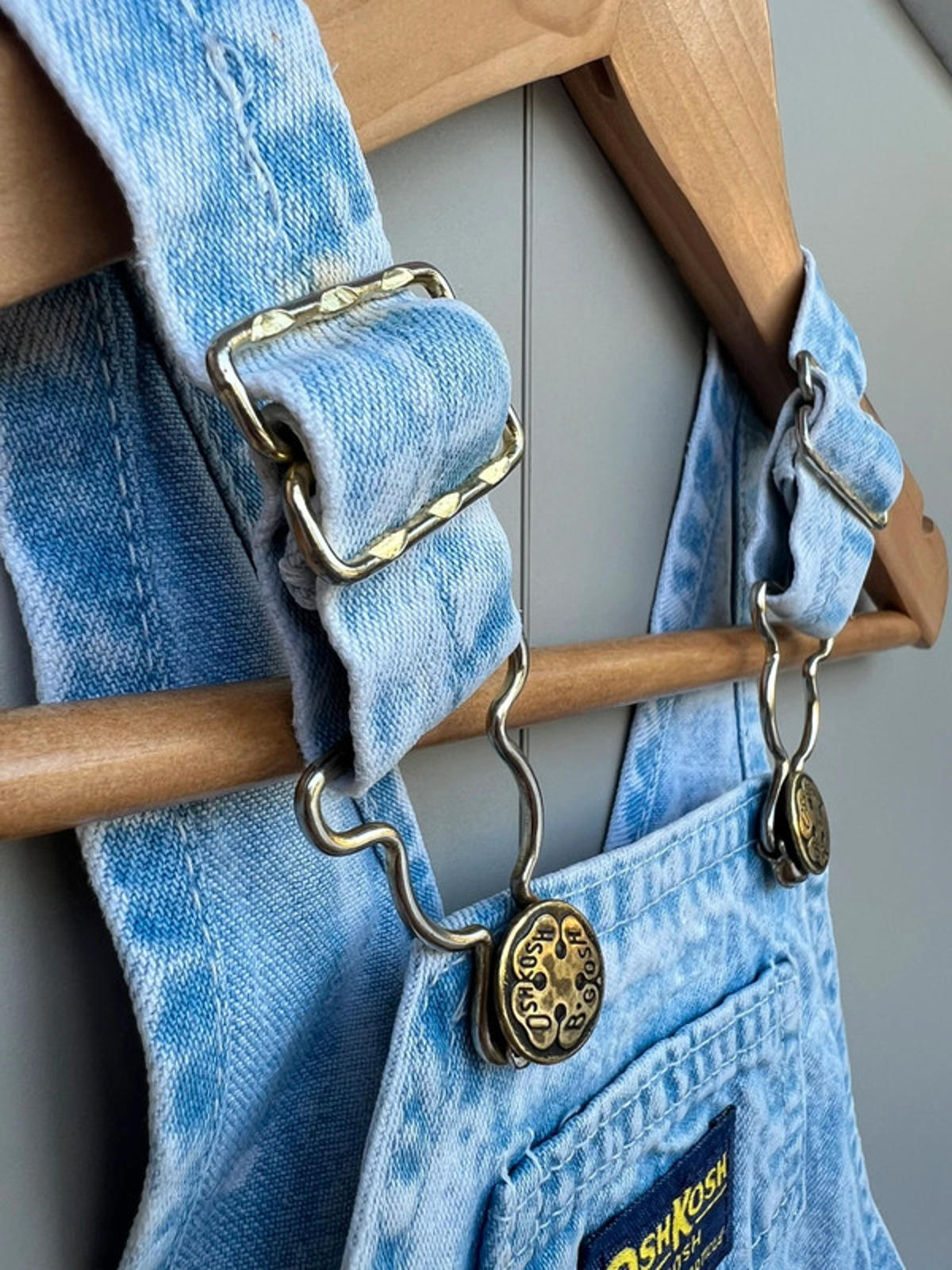 Oshkosh Vintage Denim Shortalls 24M