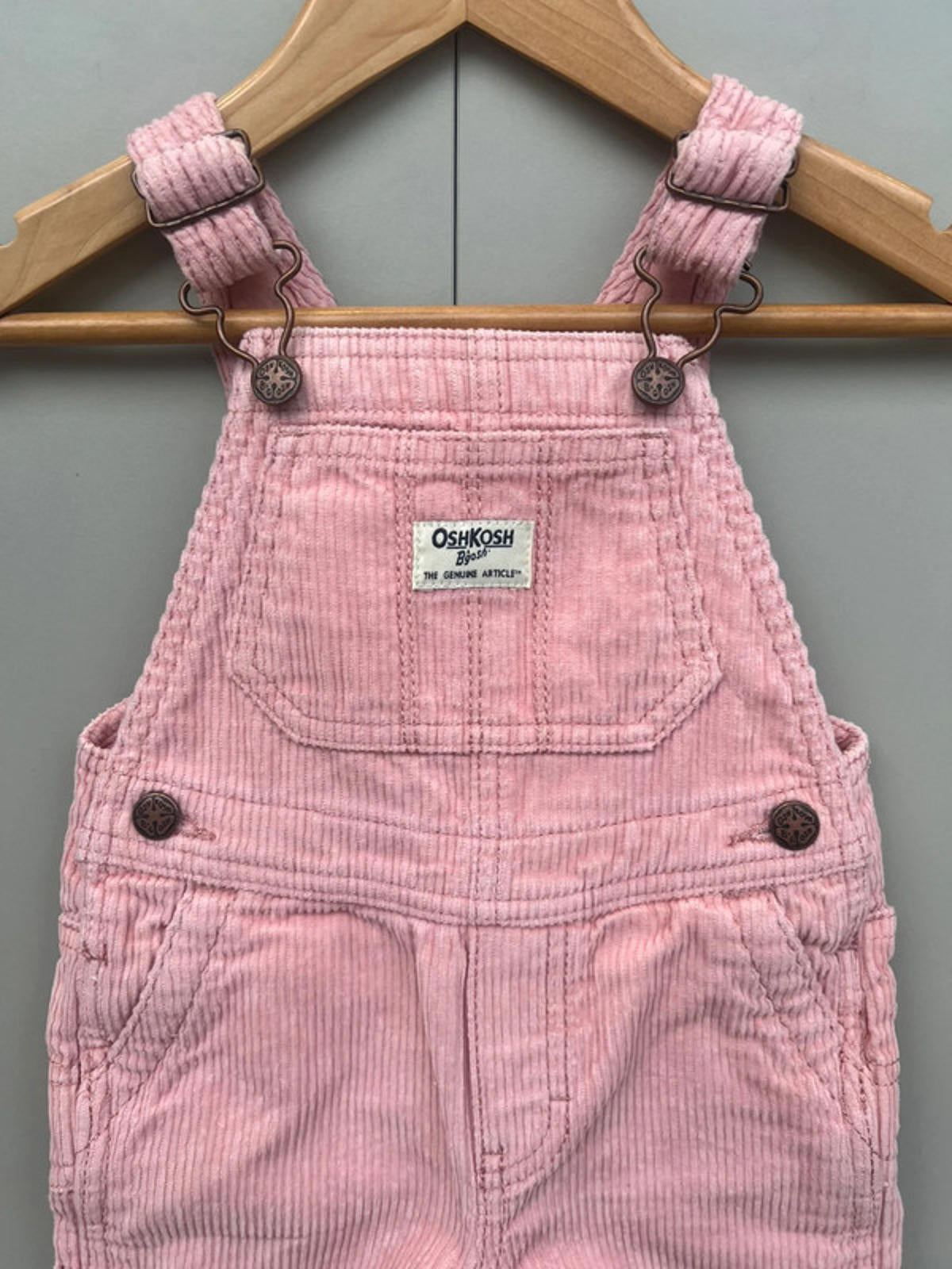 Oshkosh Rose Cord Dungarees 18M
