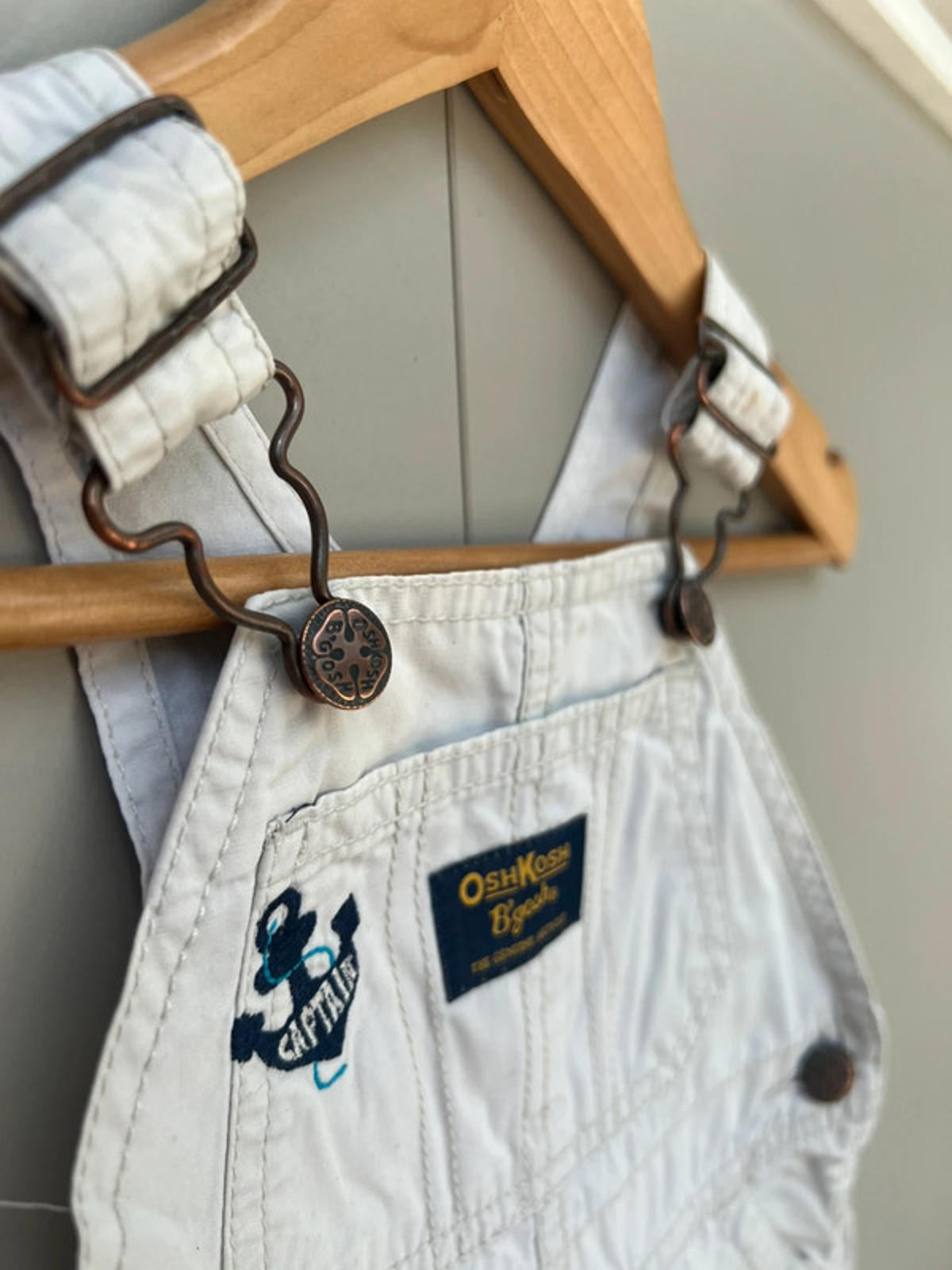 Oshkosh Cotton Shortall Dungarees  9M