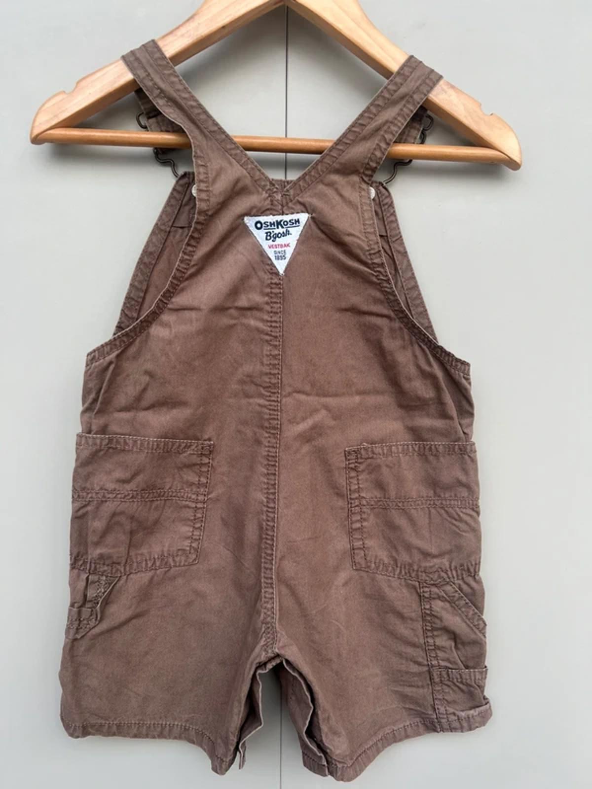 Oshkosh Brown Shortall Dungarees 18M