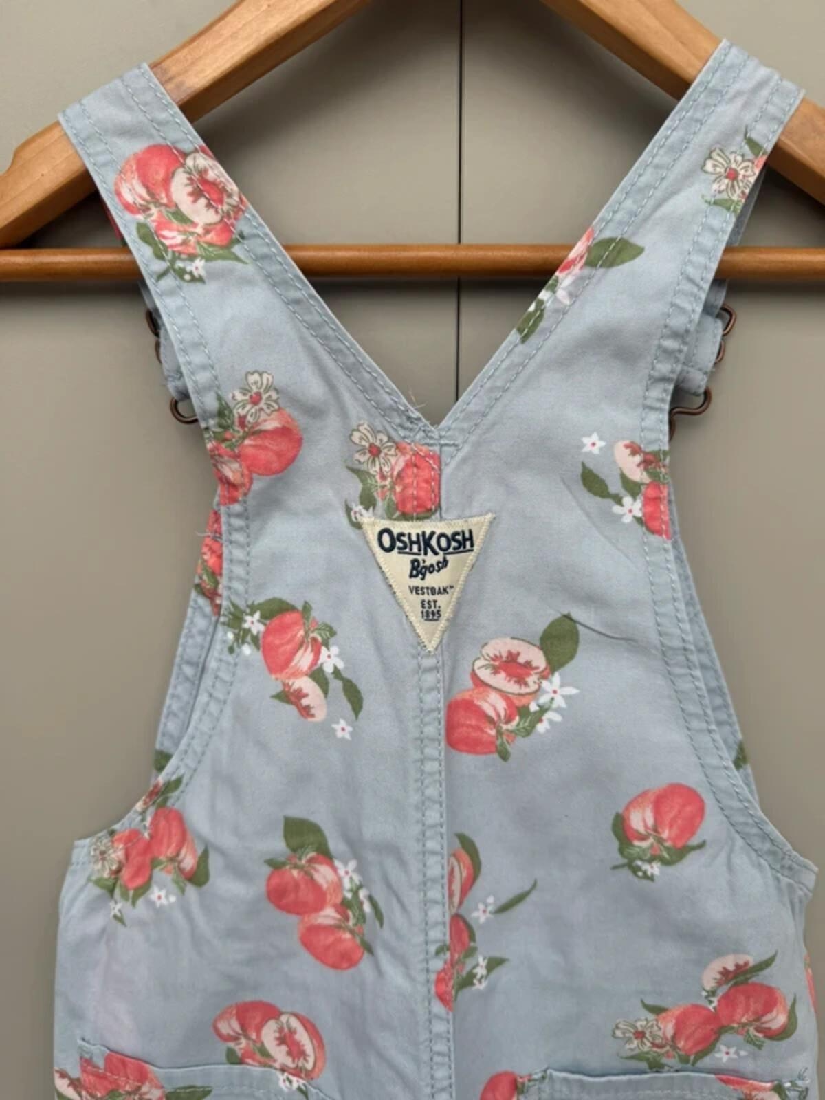 Oshkosh Fruit Shortalls Dungarees 3T