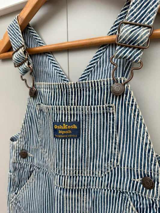 Oshkosh Vintage Hickory Navy Dungarees 24M