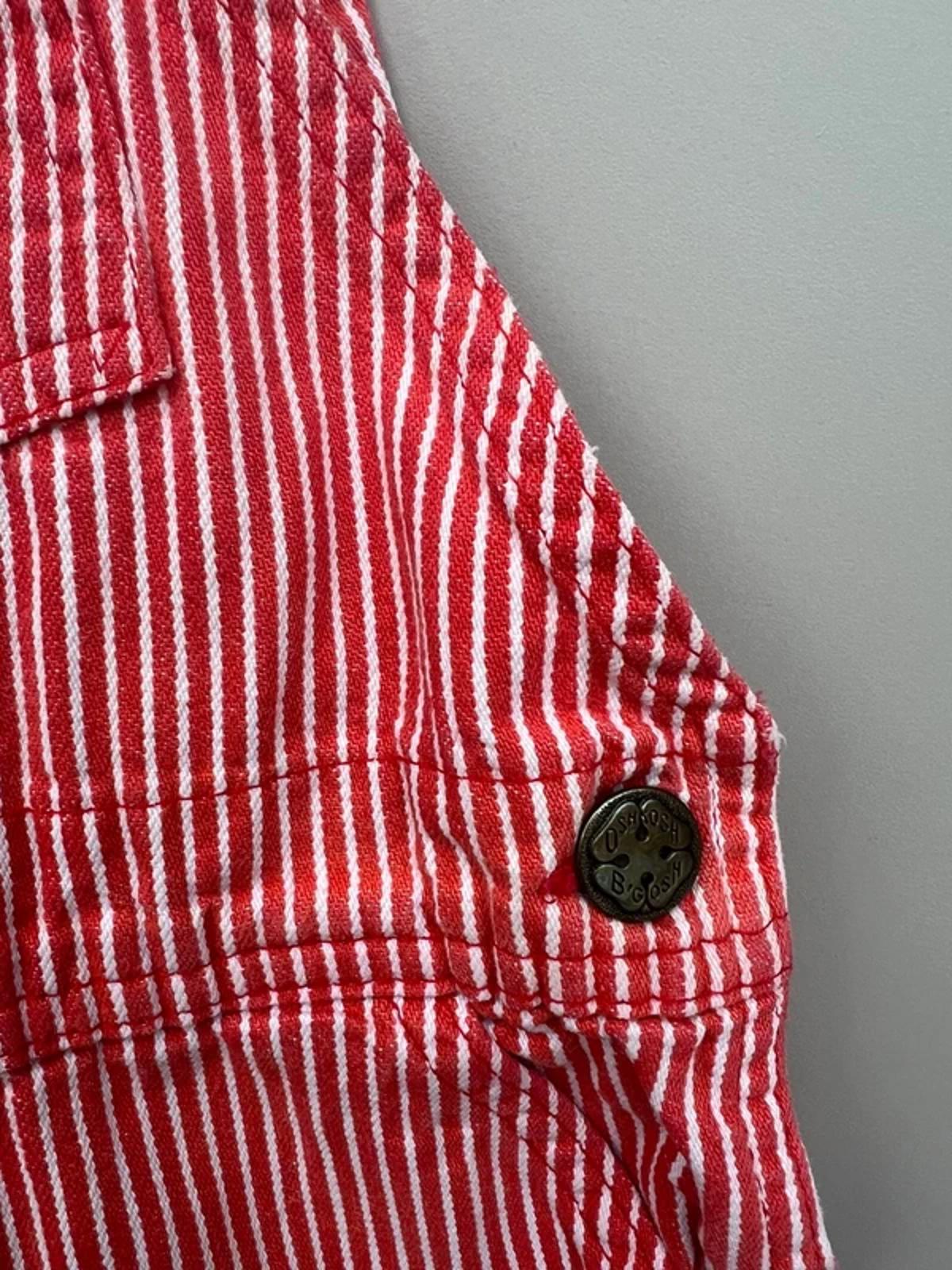 Oshkosh Vintage Red Hickory Dungarees 12M