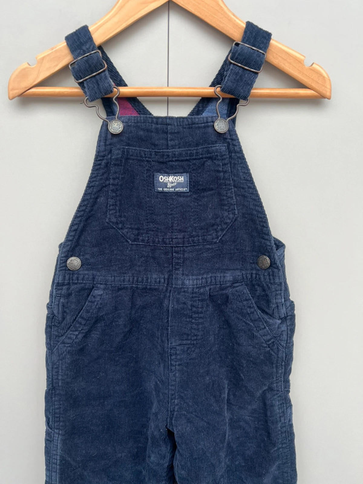 Oshkosh Navy Corduroy Dungarees 24M