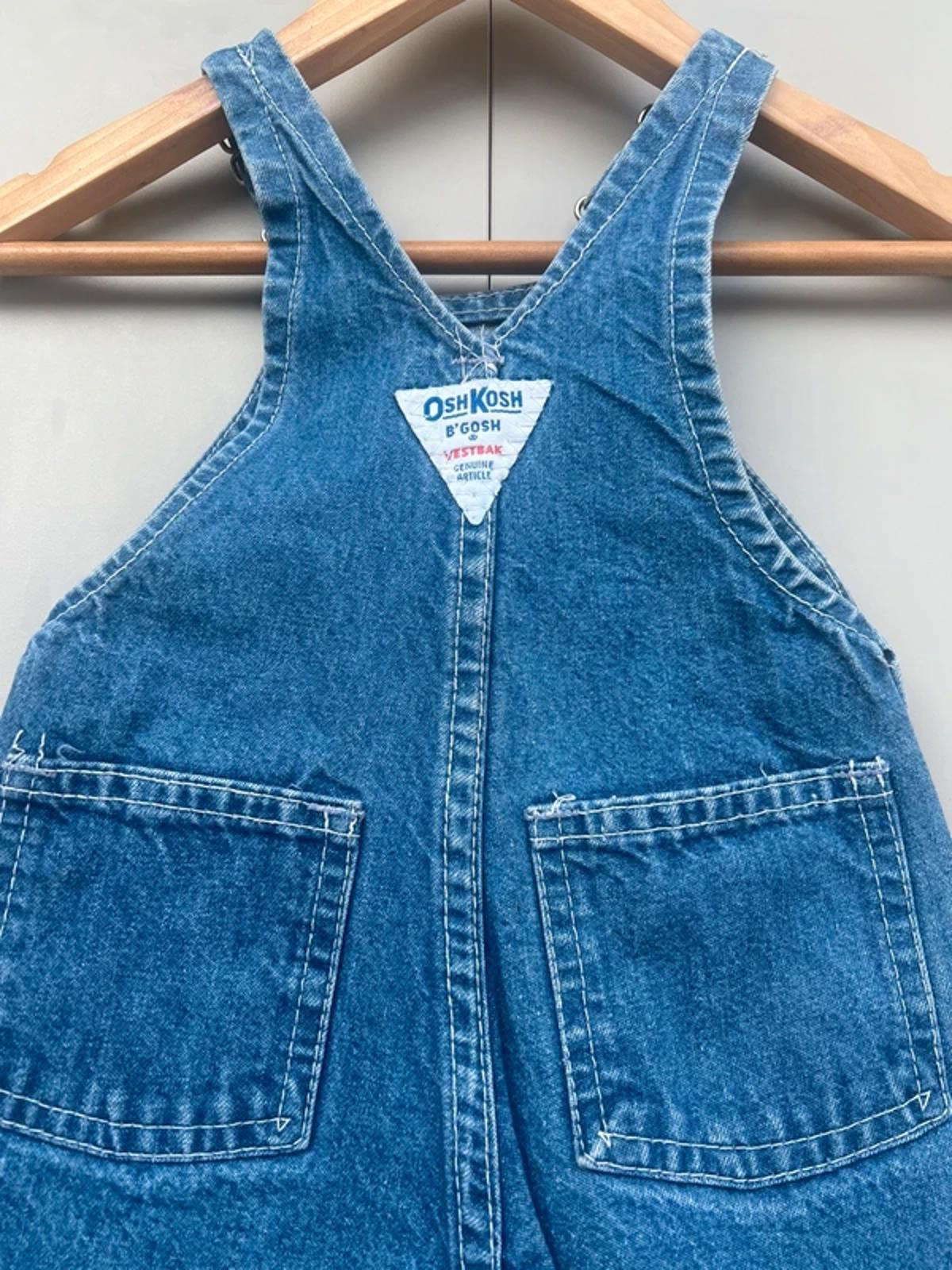 Oshkosh Classic Denim Vintage Dungarees 6/9M