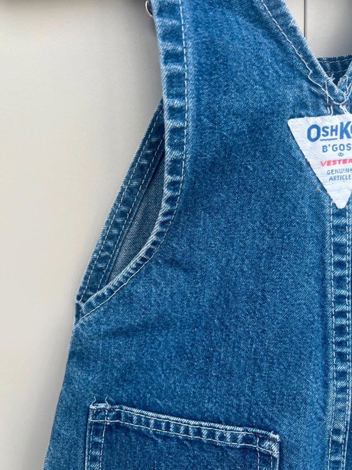 Oshkosh Vintage Denim Shortalls 3T