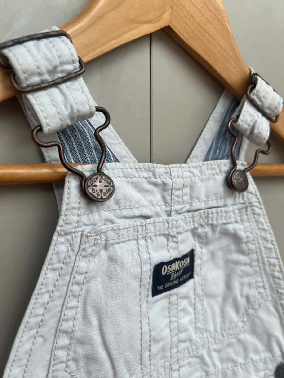 Oshkosh Stone Cargo Dungarees 12M